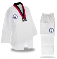 Đồng phục Taekwondo cổ đỏ đen