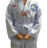 Đồng phục Taekwondo cổ trắng